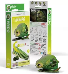 Papuga Kakapo Eugy. Eko Układanka 3D