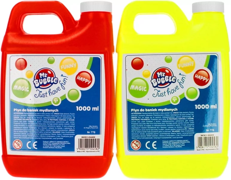 Płyn do baniek 1000ml mix MY BUBBLE - tantis.pl