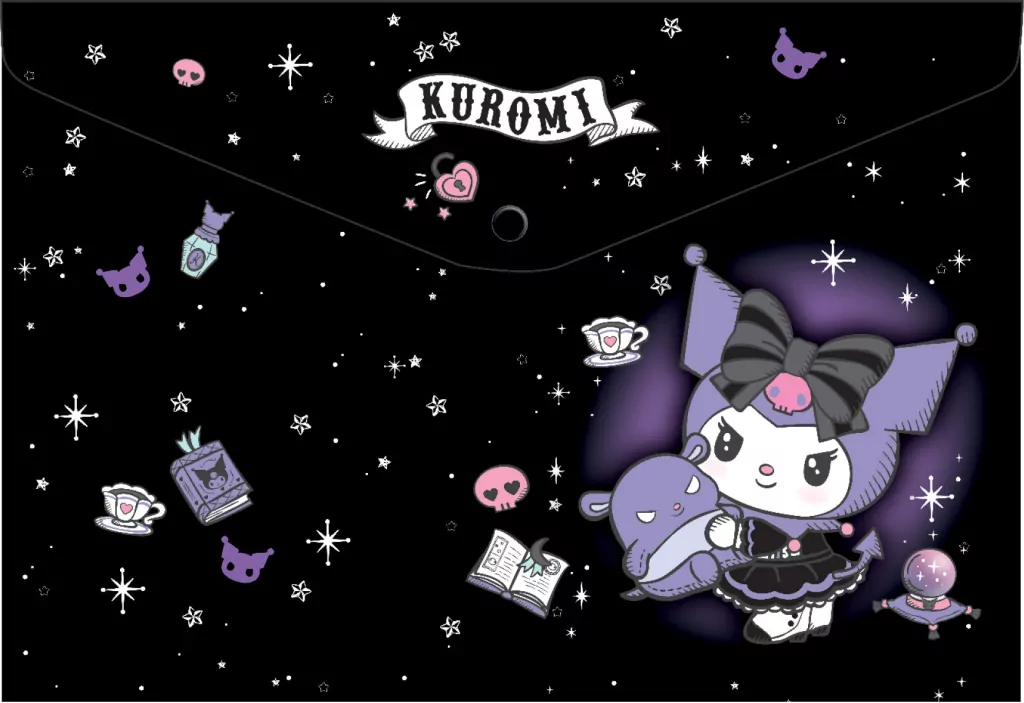 Koperta na dokumenty A4 PP Kuromi wzór 3 - tantis.pl