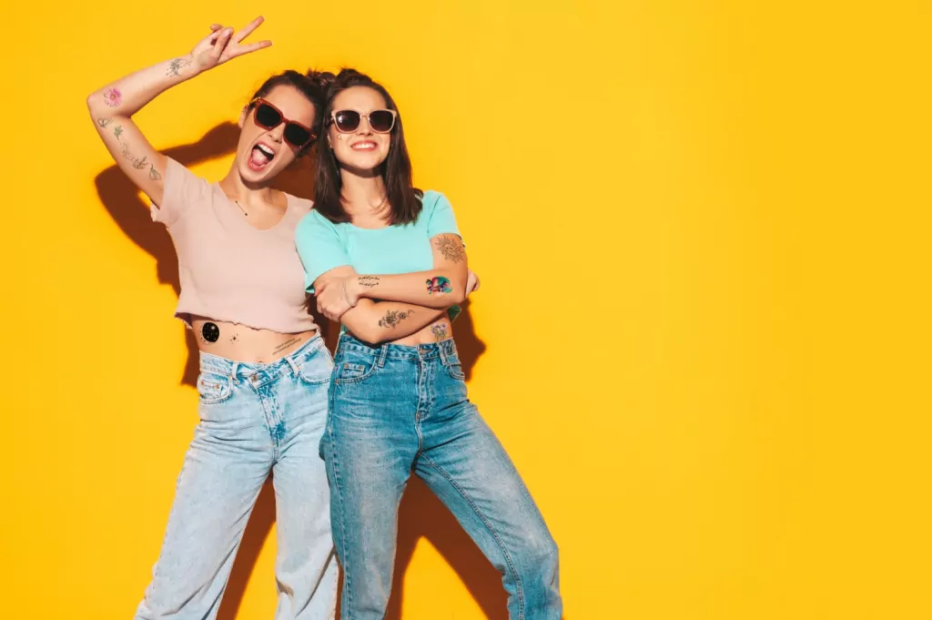 Tatuaże zmywalne Llineart + Aquarella HAPPY COLOR - tantis.pl