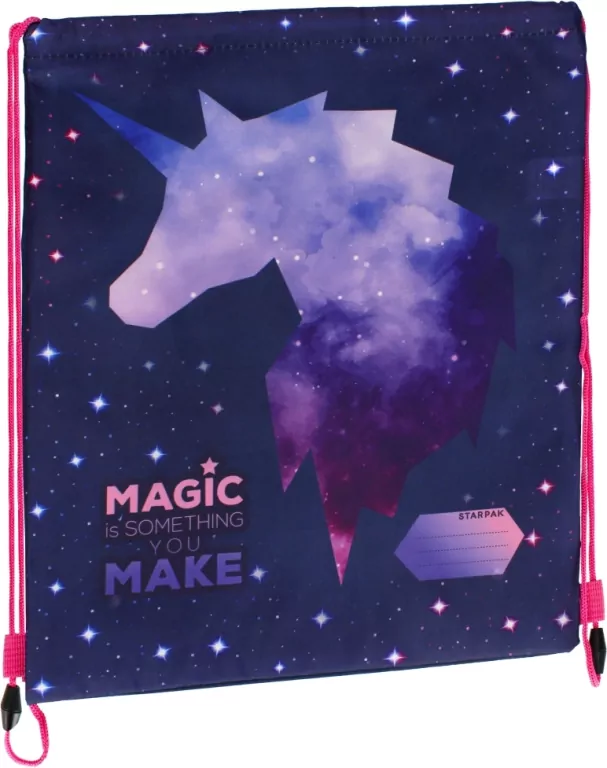 Worek szkolny na ramię Galaxy Unicorn - tantis.pl
