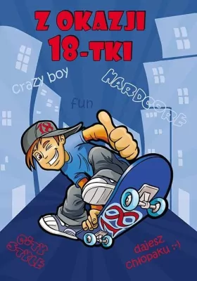 Karnet B6 Young + koperta. 18-stka nr 007