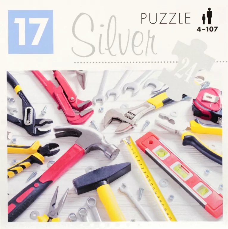 Puzzle 24 Narzędzia Silver ALEX - tantis.pl