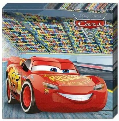 Serwetki papierowe Cars 3 33x33cm - tantis.pl