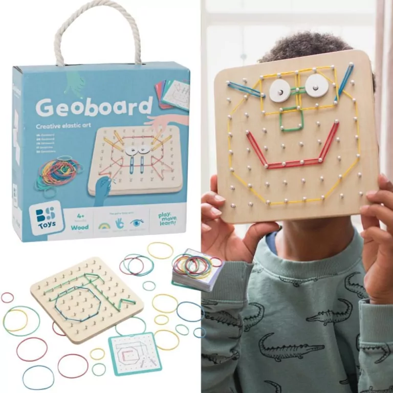 Geoplan tablica manipulacyjna edukacyjna z gumkami - tantis.pl