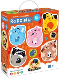 CzuCzu Pierwsze puzzle Rodzinki 15m+
