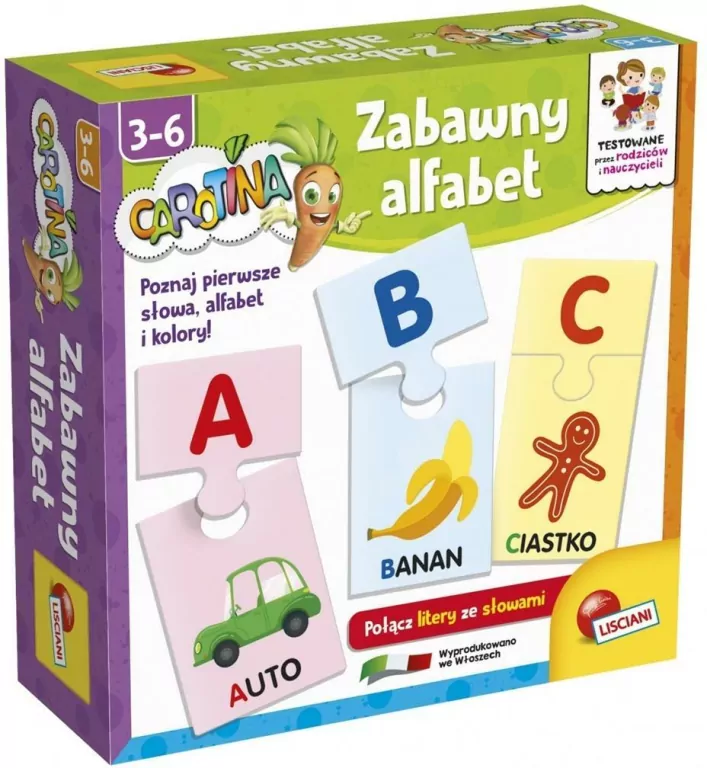 Lisiciani Zabawny alfabet Carotina - tantis.pl