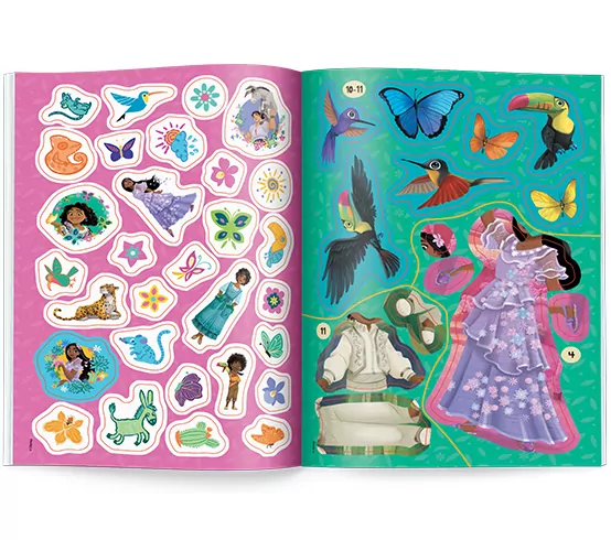 Encanto. Ubieranki, Naklejanki. Disney - tantis.pl