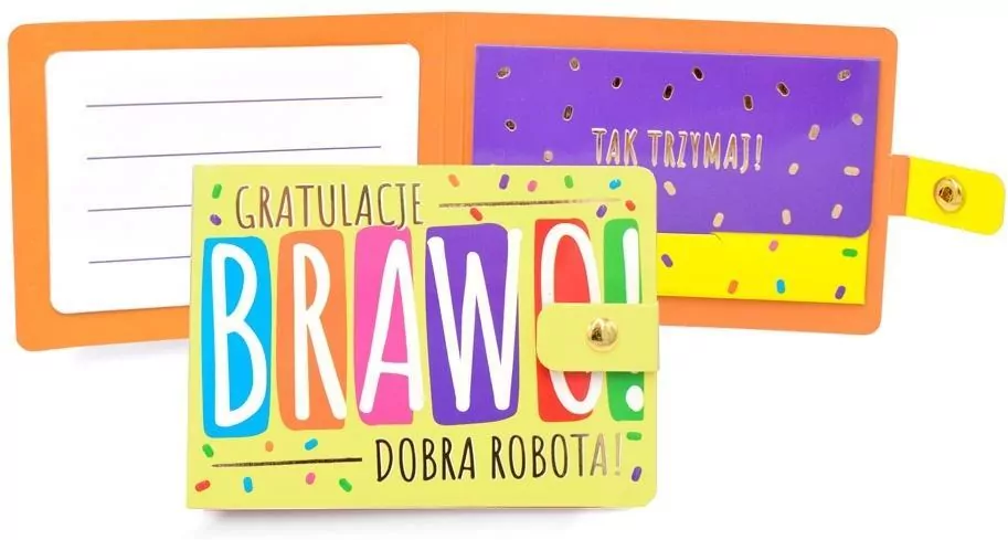 Portfelik Brawo dobra robota! - tantis.pl