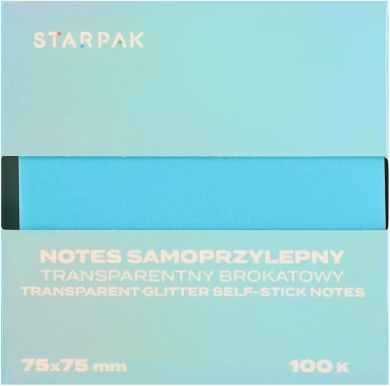 NOTES SPRZYL 75X75/100K TRANSP BROKNIE STK12/360 - tantis.pl