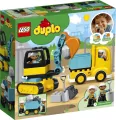 LEGO DUPLO Town. Ciężarówka i koparka gąsienicowa. 10931 - tantis.pl
