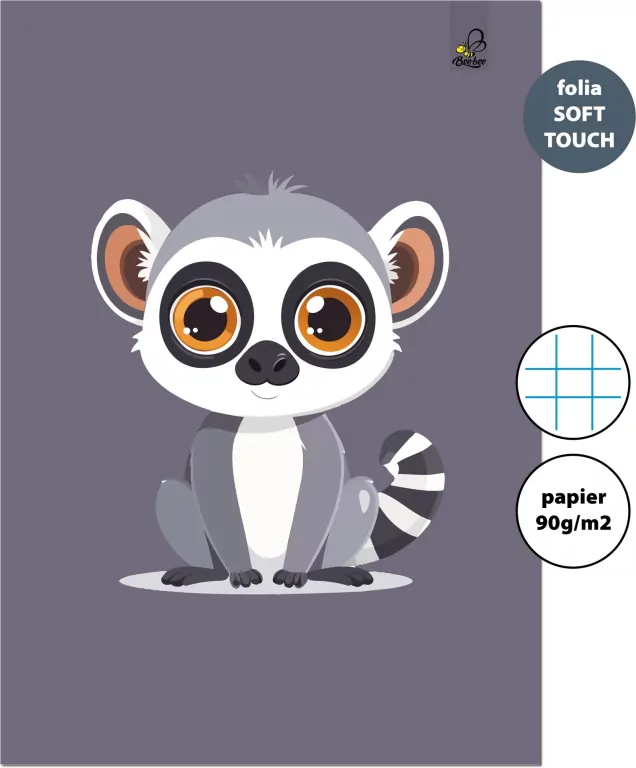 Zeszyt A4 32k.w kratkę Lemur 90g - tantis.pl