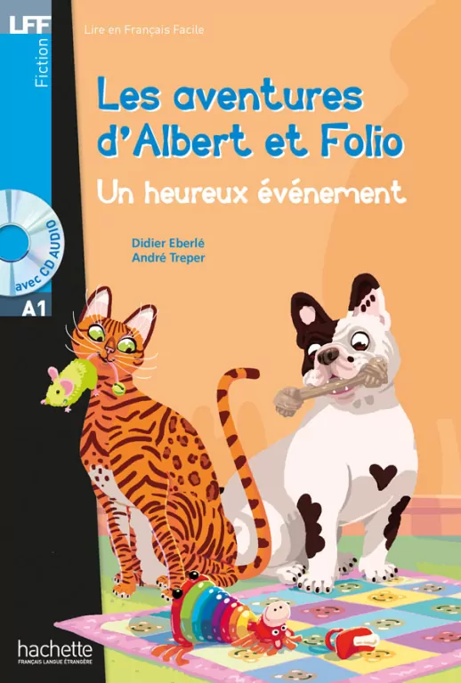 LFF D'Albert et Folio: Un heureux evenement A1 + CD mp3 - tantis.pl
