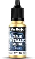 Vallejo: 77.116 - True Metallic Metal - Light - Greenish Gold (18 ml) - tantis.pl