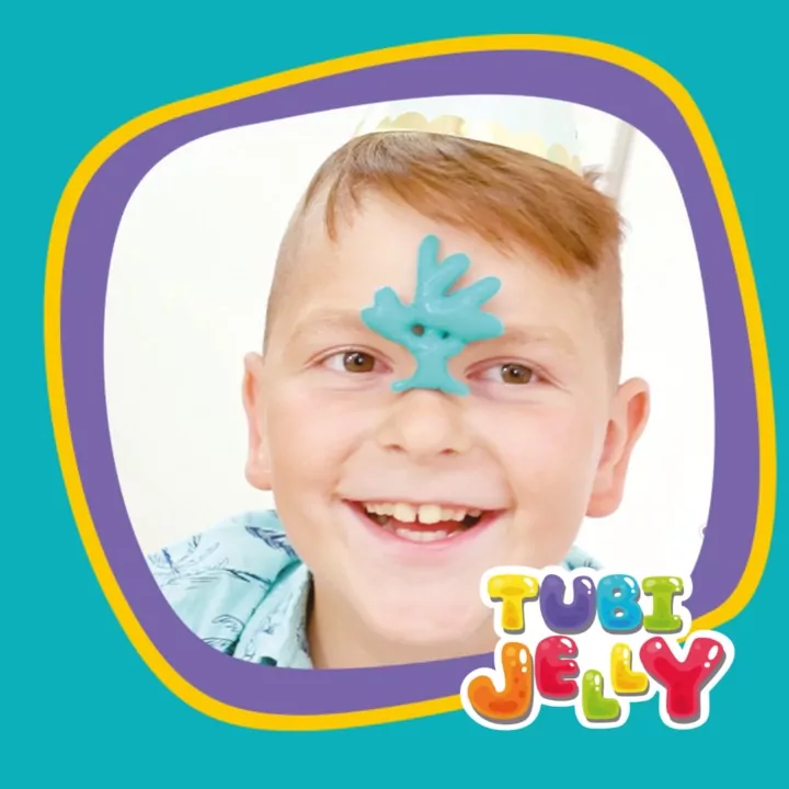 Tubi Jelly. Dinozaury. Zestaw 6 kol. + akwarium - tantis.pl