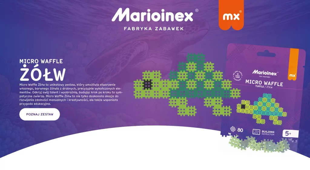 Micro Waffle 80. Żółw - tantis.pl