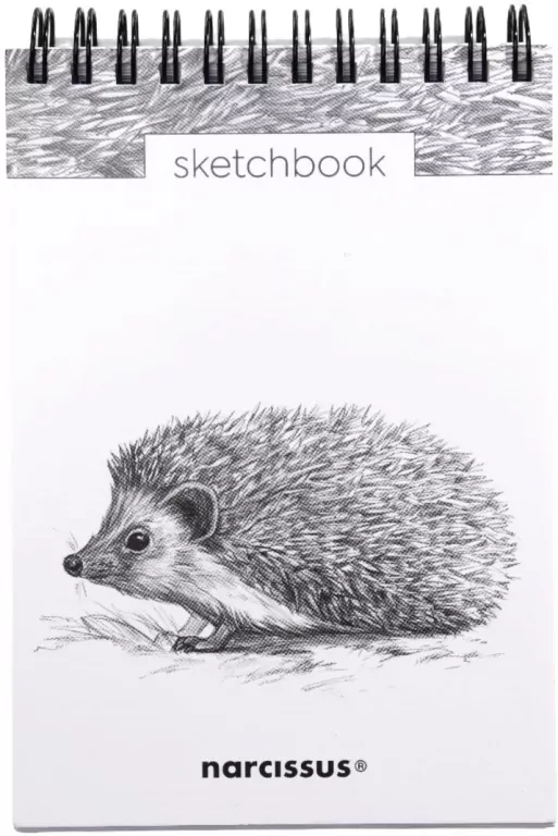 Szkicownik A6/60K na spirali - Jeż - tantis.pl