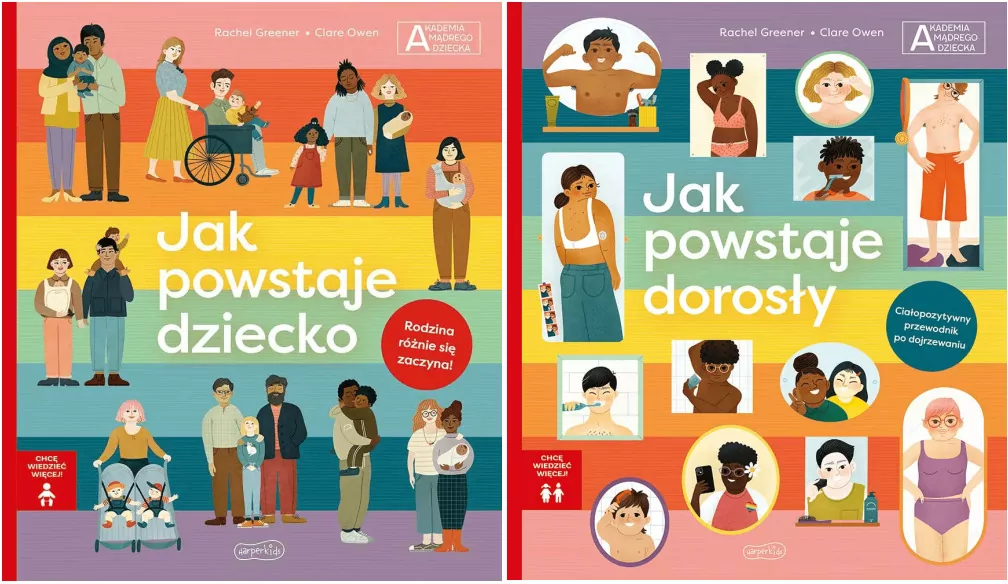 Pakiet: Jak powstaje dziecko / Jak powstaje dorosły. Chcę wiedzieć więcej. Akademia Mądrego Dziecka - tantis.pl