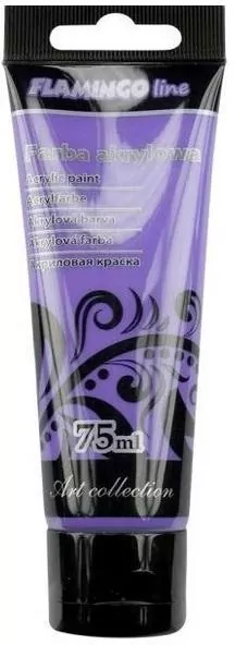 Farba akrylowa. Fioletowa 75ml - tantis.pl