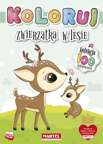 Koloruj Zwierzątka w lesie - tantis.pl