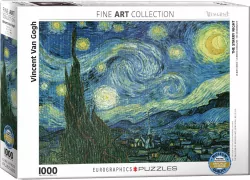 Puzzle 1000 Gwieździsta noc van Gogh 6000-1204