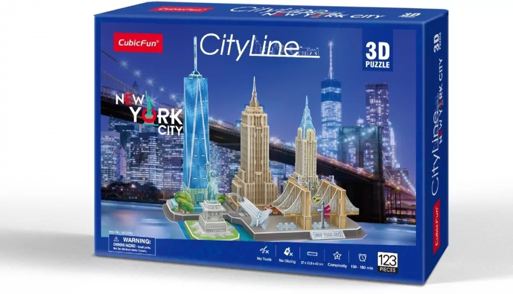 Puzzle 3D 123. City Line New York City - tantis.pl