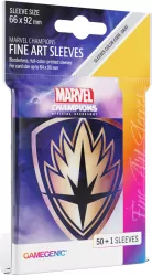 Gamegenic: Marvel Champions Fine Art Sleeves (66 mm x 92 mm) Guardians Logo 50+1 szt.
