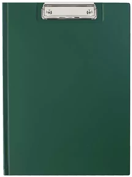 Biurfol. Clipboard A4 Teczka PCV, zielona - tantis.pl