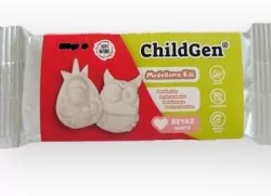 Glina modelarska naturalna biała 250g