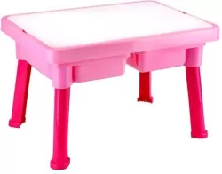 Stół do zabawy różowy