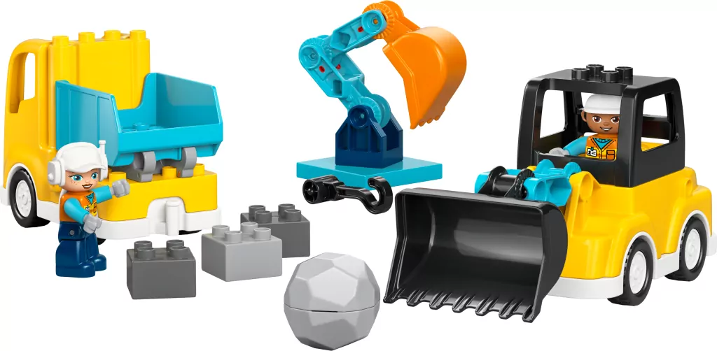 LEGO® Duplo.  Maszyny budowlane 3w1 10475 - tantis.pl