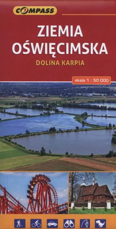 Mapy turystyczne - Ziemia Oświęcimska 1:50 000 - tantis.pl