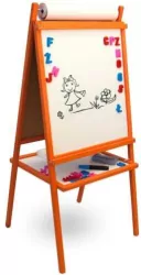 Tablica z rolką papieru dwustronna pomarańczowa