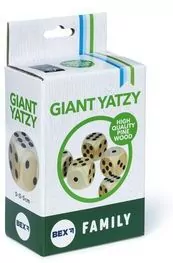 Gra plenerowa Gigantyczne Yatzy family Drewno - tantis.pl