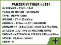 Historical Collection Panzer VI Tiger no131 - tantis.pl