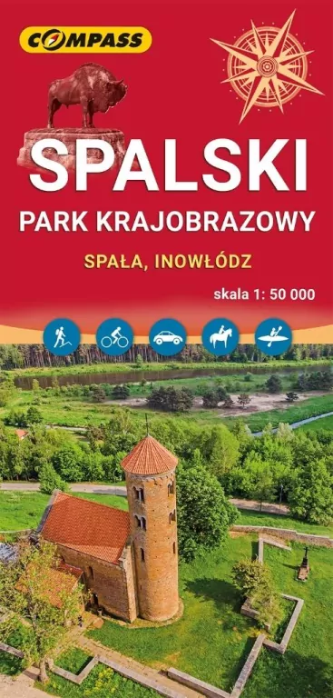 Mapa. Spalski Park Krajobrazowy 1:50 000 - tantis.pl