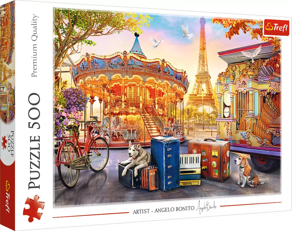 Puzzle 500. Wakacje w Paryżu - tantis.pl