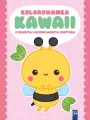 Kolorowanka Kawaii z grubym lakierowanym obrysem - tantis.pl