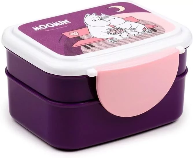 Pudełko na lunch ze sztućcami Muminki - tantis.pl