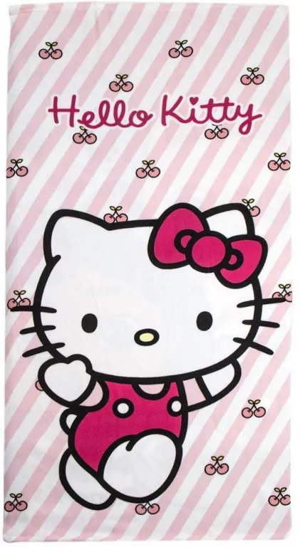 Ręcznik Hello Kitty 70x140cm - tantis.pl