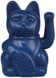 Kot szczęścia granatowy 15cm