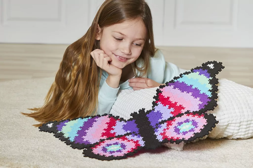 Puzzle By Number- Motyl. Plus-Plus - tantis.pl