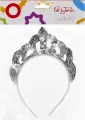 Tiara z cekinami srebrna - tantis.pl
