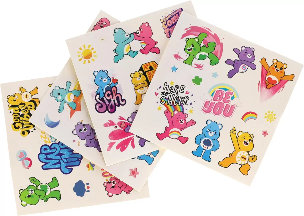 Farby do malowania twarzy z naklejkami. Care Bears - tantis.pl