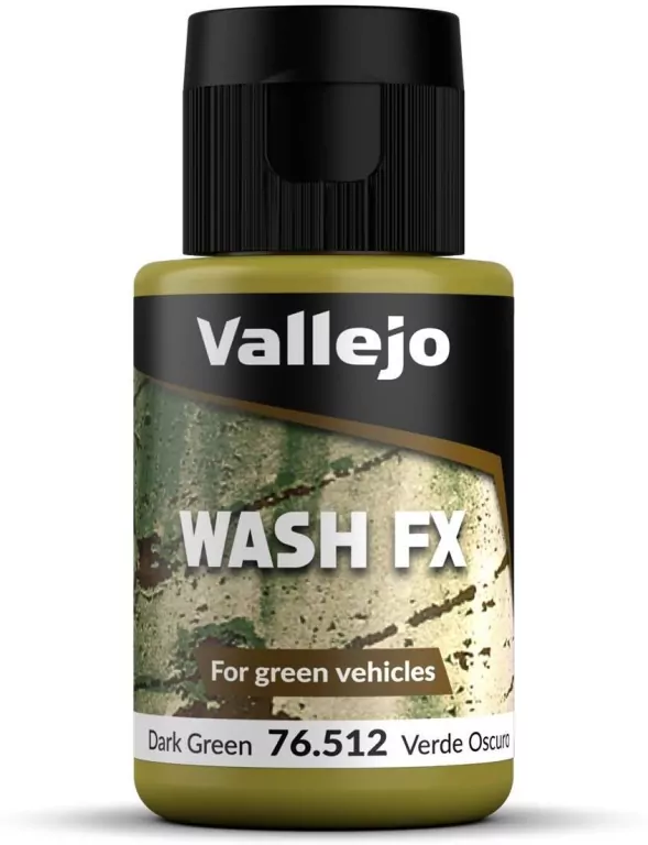 Vallejo: 76.512 - Wash FX - Dark Green (35 ml) - tantis.pl