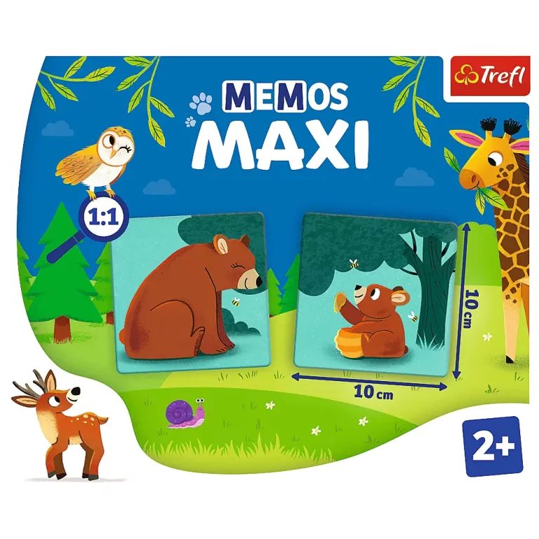 Memo Maxi Zwierzęta i dzieci TREFL - tantis.pl