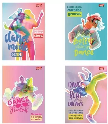 Zeszyt A5/60K linia Dance Mode (10szt) - tantis.pl