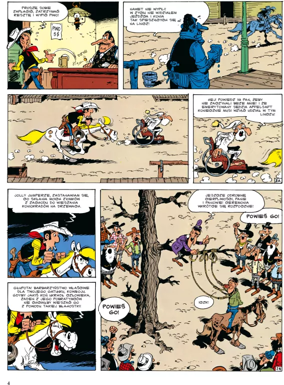 Sznur wisielca i inne historie. Lucky Luke. Tom 50 - tantis.pl