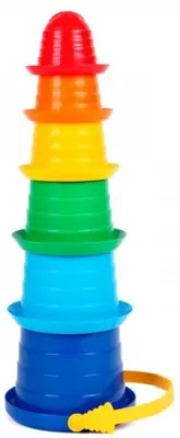 Piramidka Sombrero, wiaderko, foremki