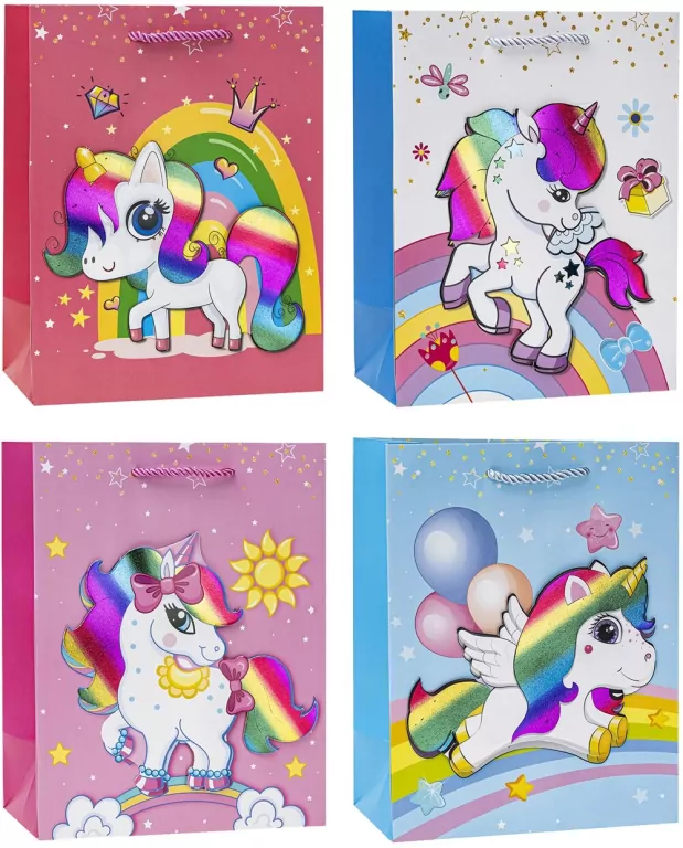 Torebka dziecięce Pop-Up 3D 18x23x8cm mix ROZETTE. 1 sztuka - tantis.pl